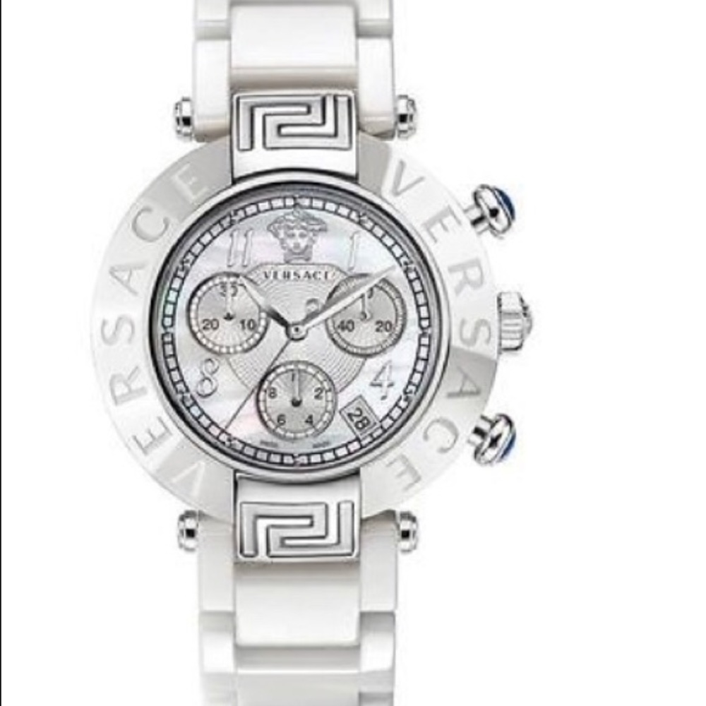 Versace women’s ceramic white watch